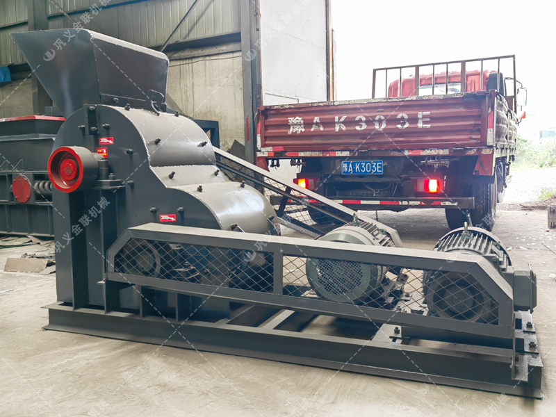 SCF800X600雙級粉碎機發貨圖片_發往山東濟南_破碎煤矸石