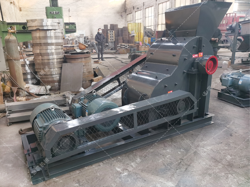 66雙級粉碎機發貨圖片_發往陜西寶雞_破碎爐渣