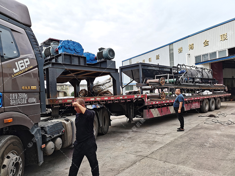 2PG800X600對輥破碎機發貨圖片_發往廣東廣州_破碎鈣石 2PG800X600對輥破碎機發貨圖片_發往廣東廣州_破碎鈣石